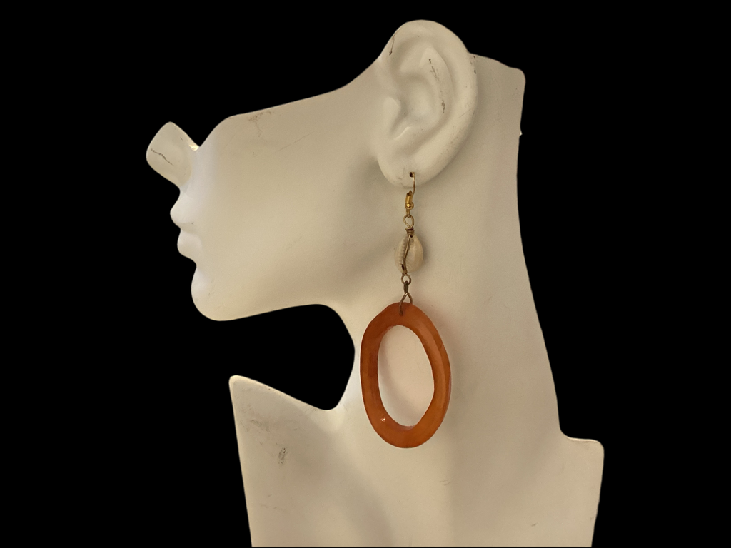 Cowry Circle Earrings