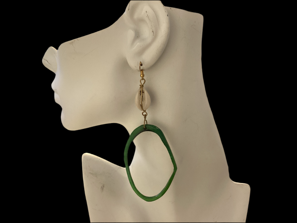 Cowry Circle Earrings