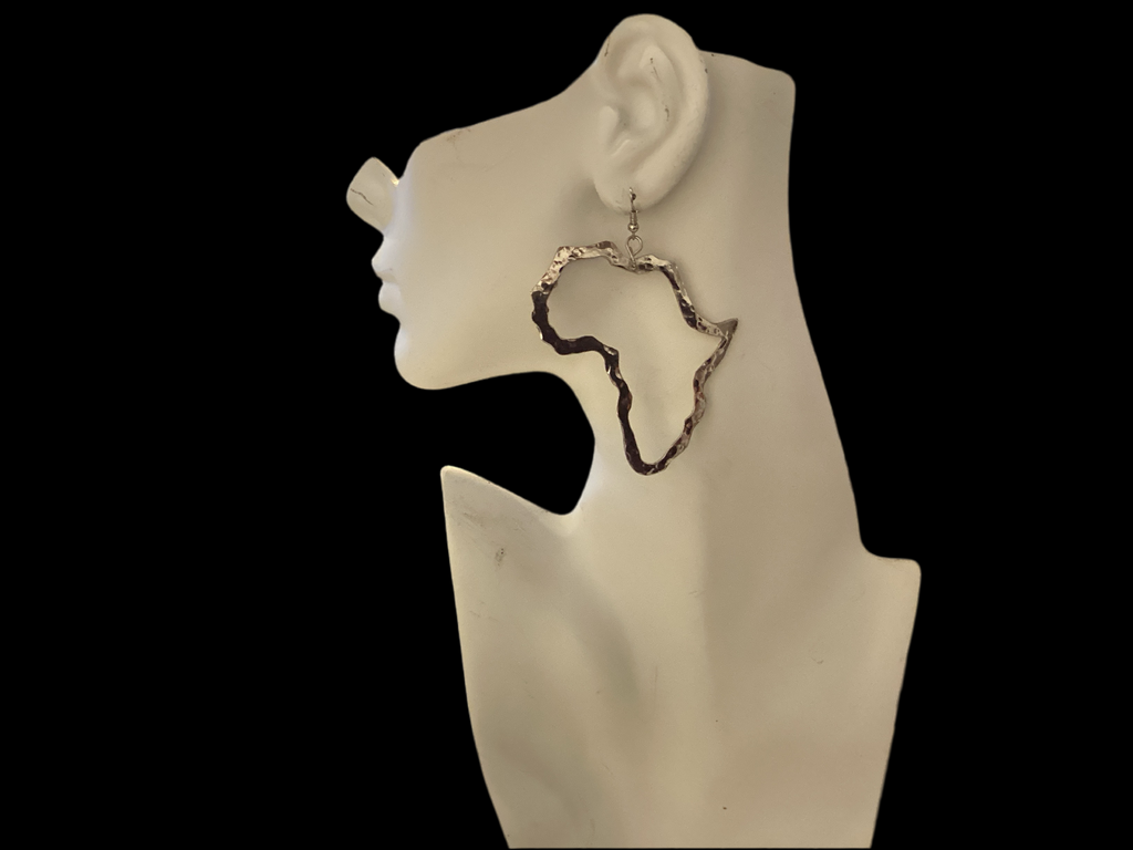 Silver Africa Earrings (big)